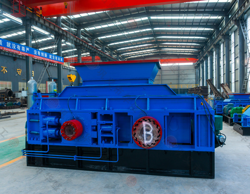 對(duì)輥破碎機(jī)破碎大理石，大理石破碎機(jī)